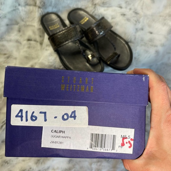 Stuart Weitzman Caliph Sandals Size 5.5 - Picture 8 of 9